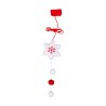 JOUET CHAT FLOCON POMPON NOEL