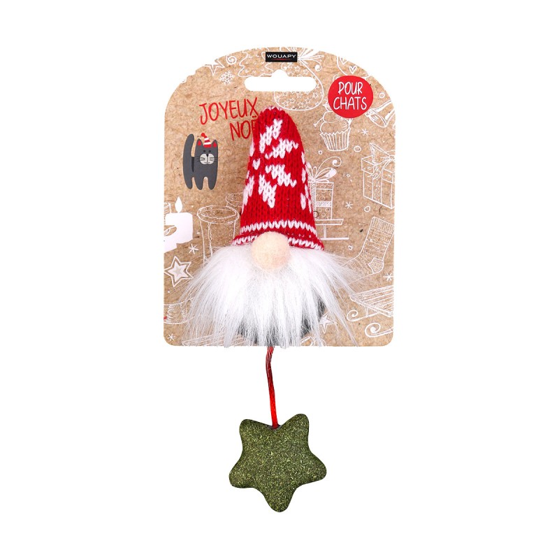 JOUET CHAT GNOME NOEL