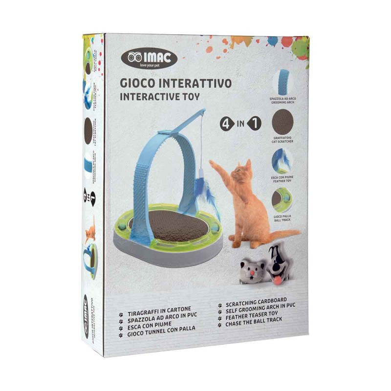 JOUET CHAT INTERACTIF 4 EN 1