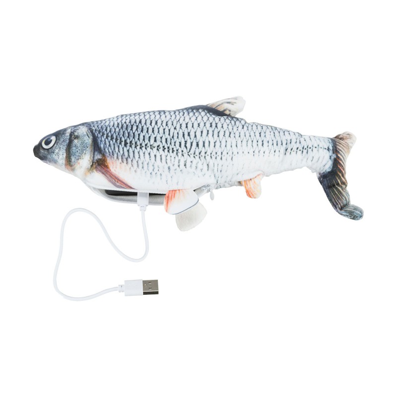 JOUET CHAT POISSON FRETILLANT