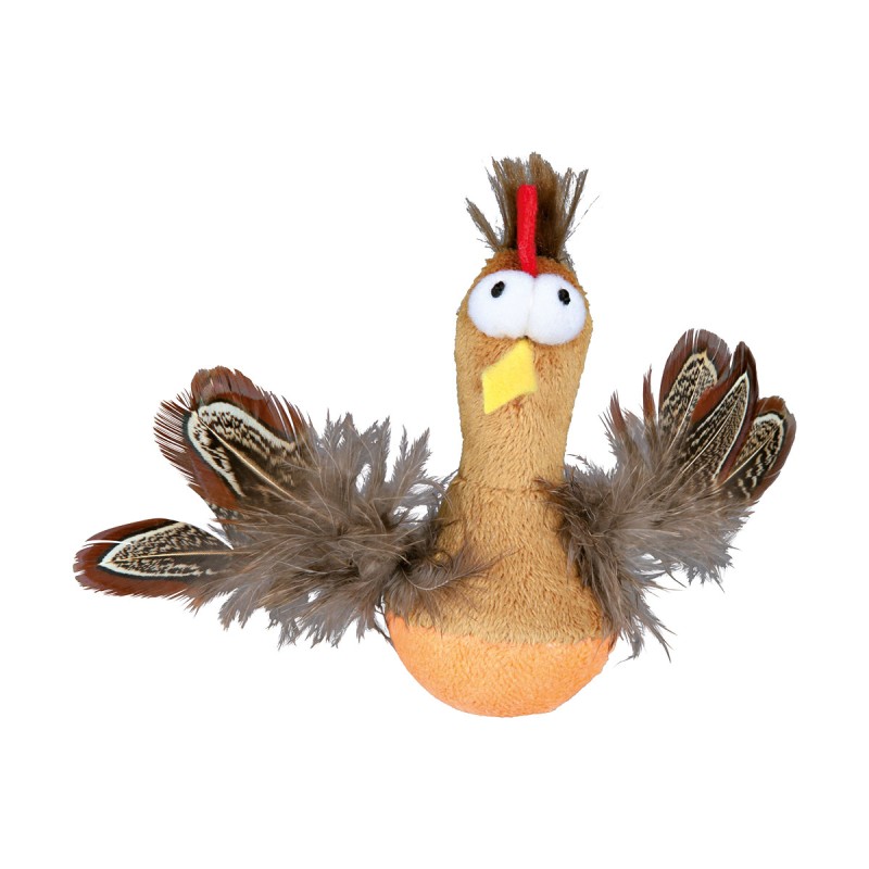 JOUET CHAT POULET CULBUTO