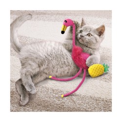 JOUET KONG CHAT TROPICS FLAMINGO