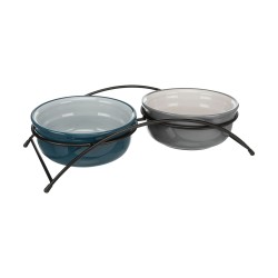 SET GAMELLES CHIEN 2X0.6L