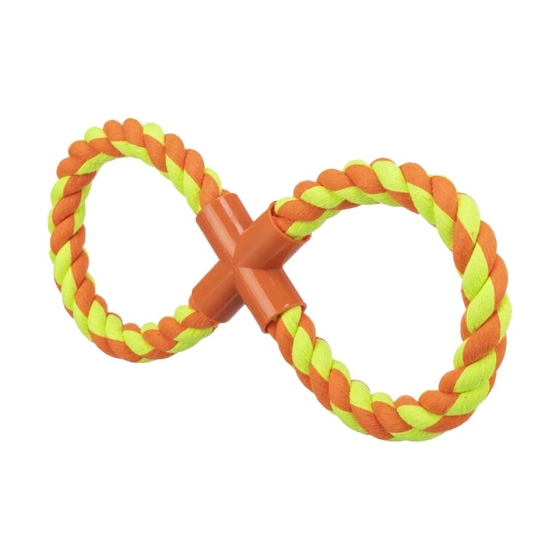 JOUET CORDE FORME 8 35CM