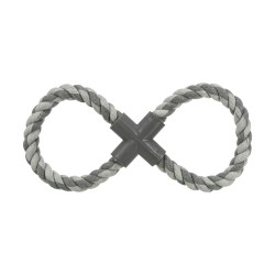 JOUET CORDE FORME 8 35CM