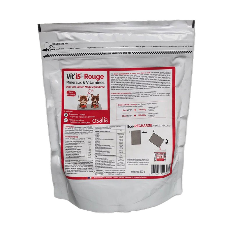 VIT'i5 ROUGE ECO RECHARGE 600G