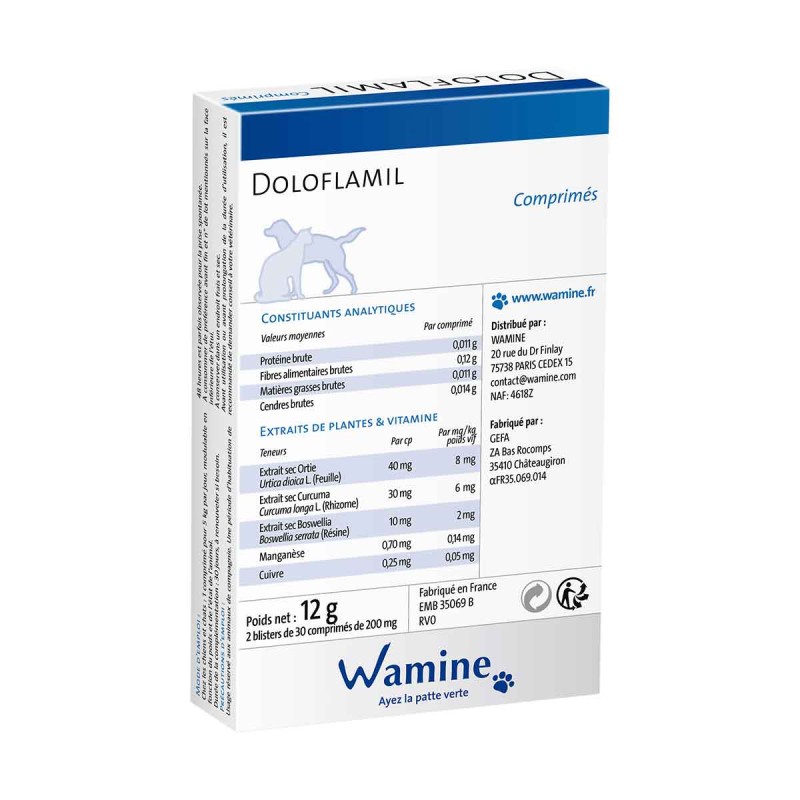 WAMINE DOLOFLAMIL 60 CPRS