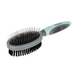 BROSSE DOUBLE METAL/SYNTHETIQUE