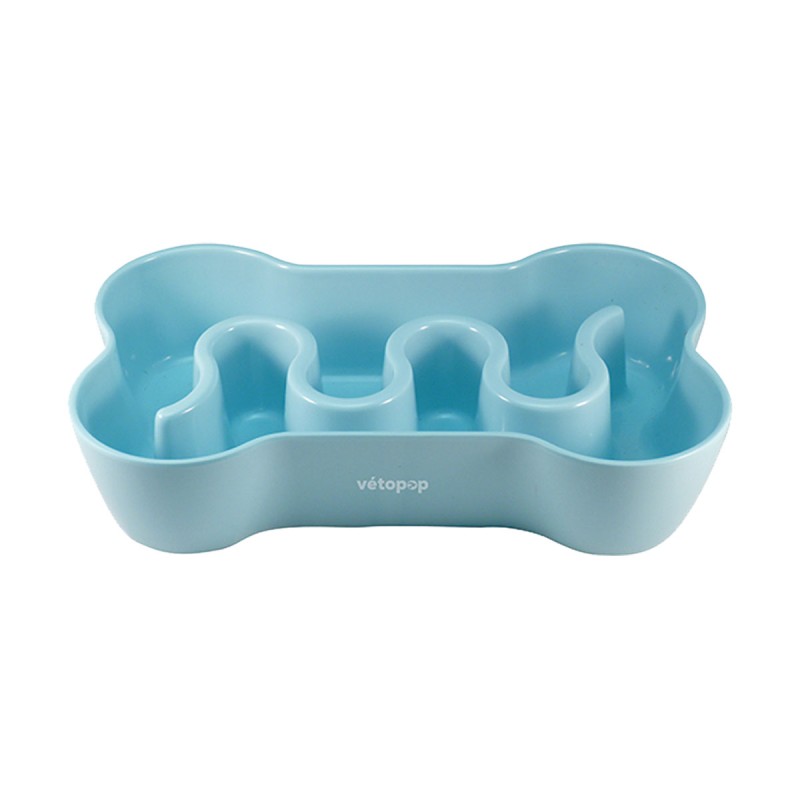 GAMELLE ANTI GLOUT.840ML BLEU