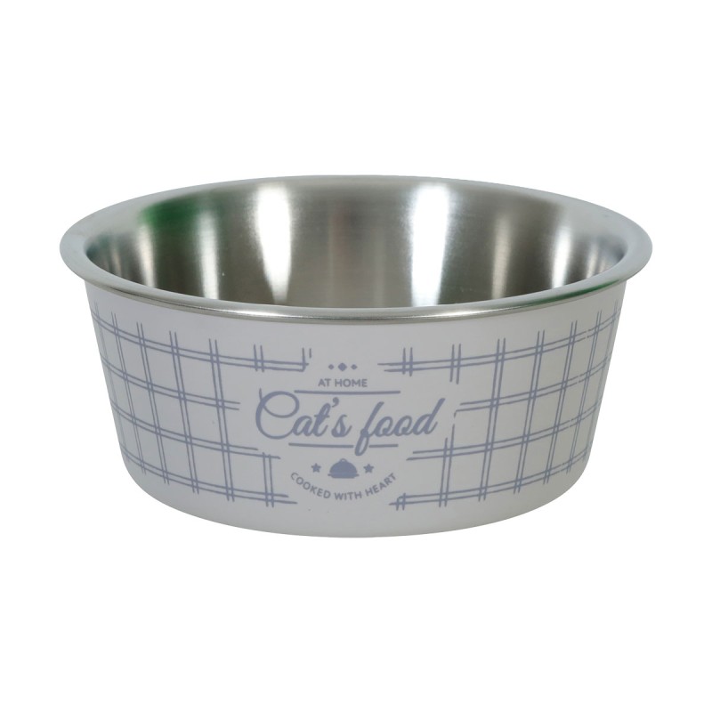 GAMELLE CHAT INOX ROSE 400 ML