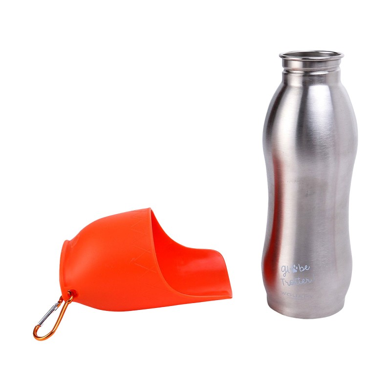 GOURDE METAL AVEC BOL 600 ML