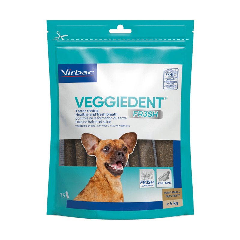 VEGGIEDENT FRESH XS CN<5KG X 15 LAM