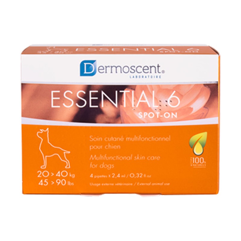 DERMOSCENT E. 6 CN 20-40 KG 4 PIP.