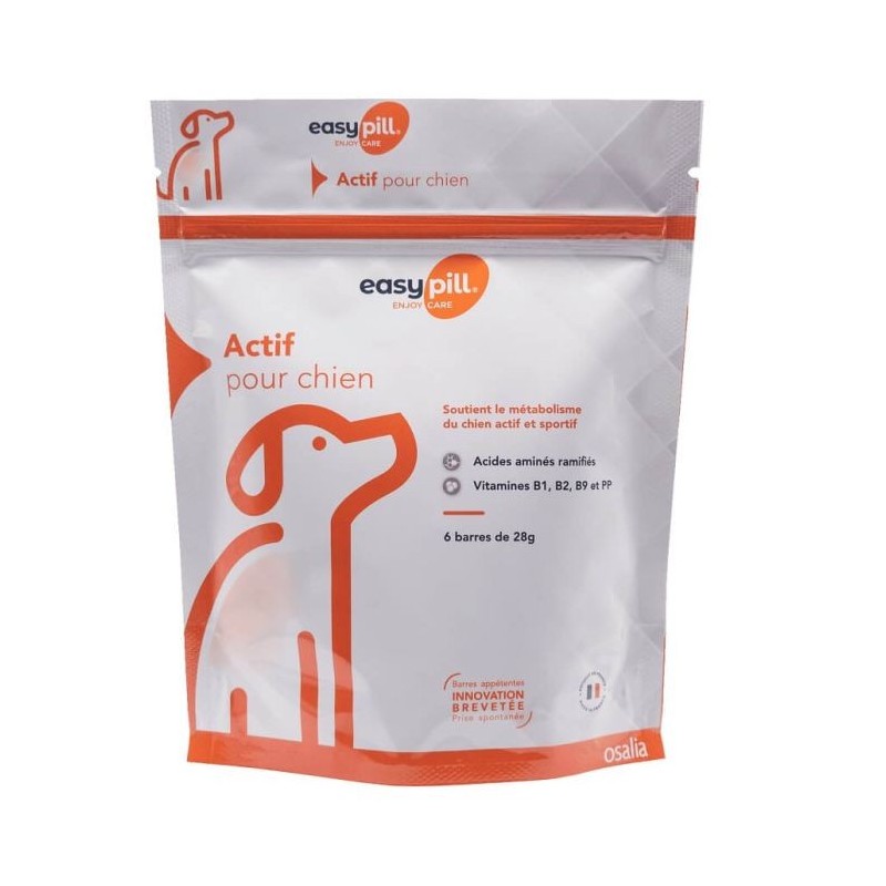 EASYPILL CHIEN ACTIF Sachet de 168g (6 barres de 28g)