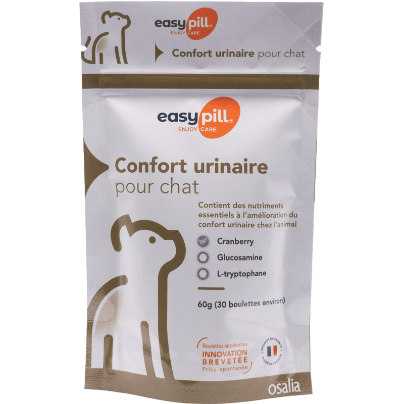 EASYPILL CONFORT URINAIRE CHAT 60g (environ 30 boulettes)