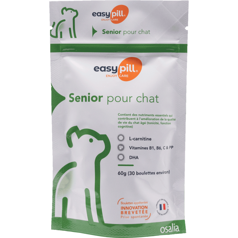 EASYPILL SENIOR CHAT Sachet de 60g (environ 30 boulettes)