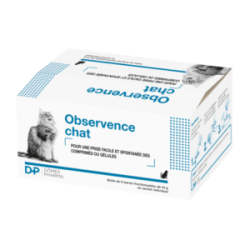 OBSERVENCE Chat  Boîte de 6 barres fractionnables de 10 g en sachets individuels