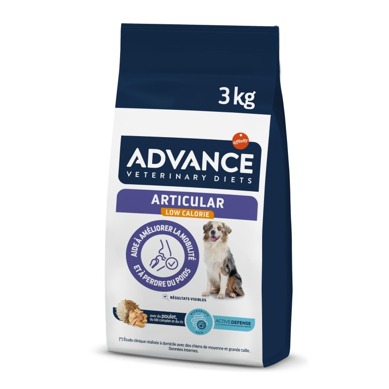 ADVANCE VETERINARY DIET CHIEN ARTICULAR LOW CAL 3KG