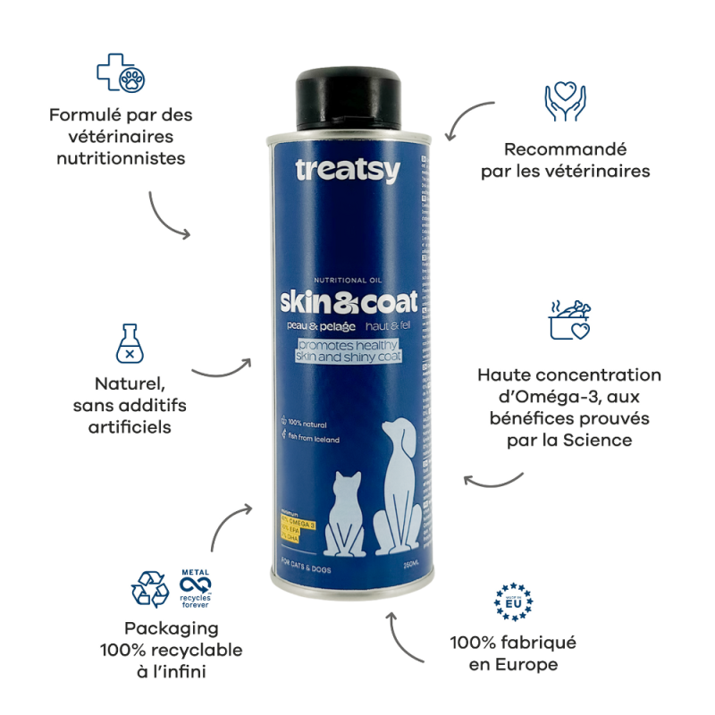 TREATSY HUILE CN&CT PELAGE 250ML