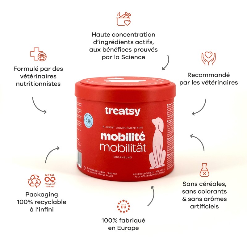 TREATSY CHIEN MOBILITE 180G