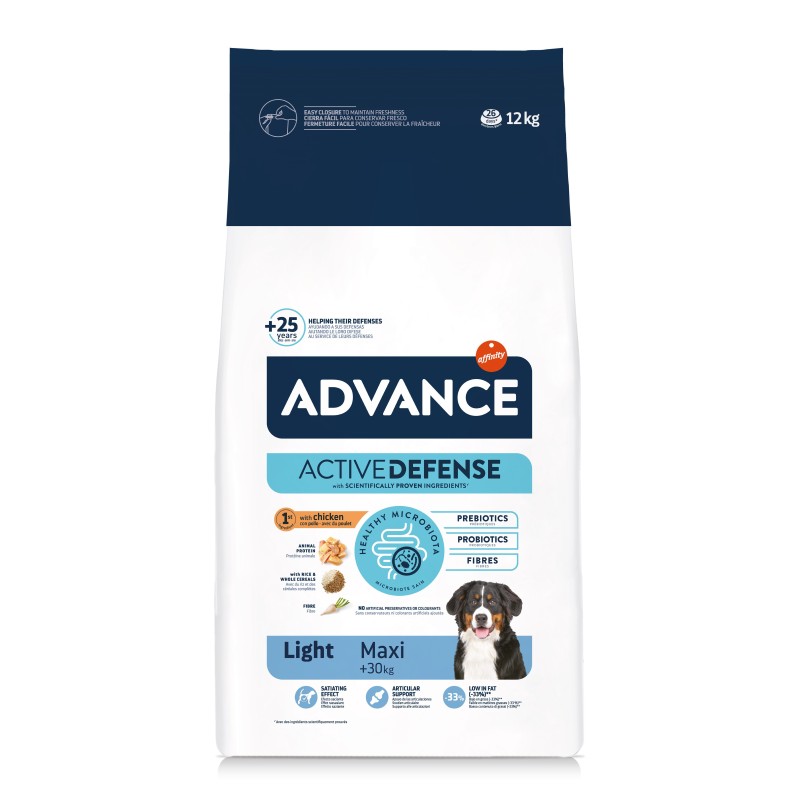 ADVANCE CHIEN MAXI LIGHT CHICKEN 12KG
