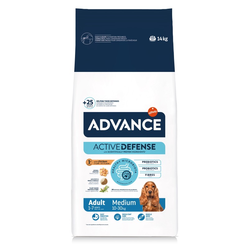 ADVANCE CHIEN ADULT MEDIUM CHICKEN 14KG
