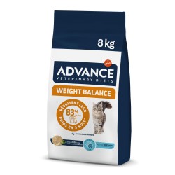 ADVANCE VETERINARY DIET CHAT WEIGHT TURKEY 8KG