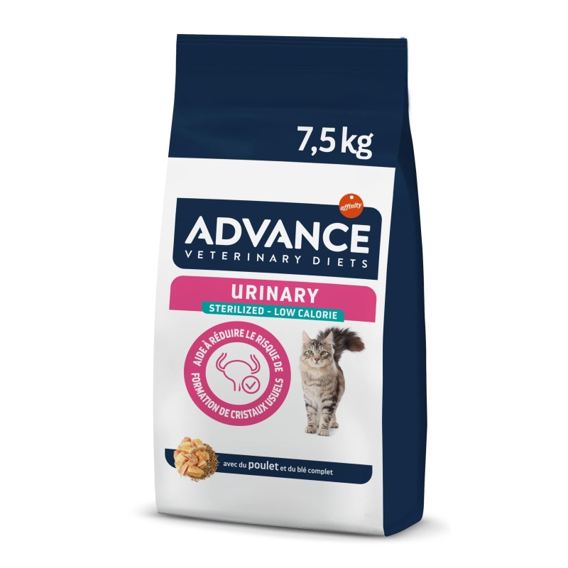 ADVANCE VETERINARY DIET CHAT URINARY STERIL 7,5KG