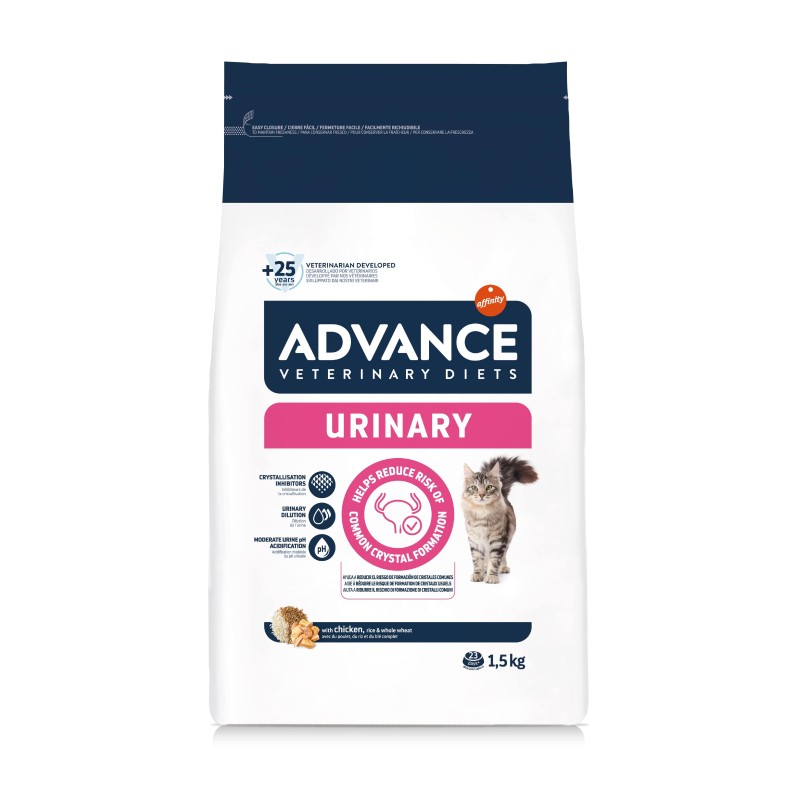 ADVANCE VETERINARY DIET CHAT URINARY CHICKEN 1,5KG