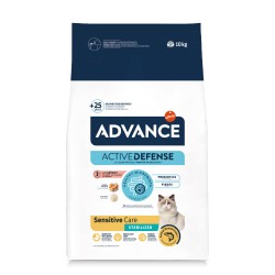 ADVANCE CHAT STERILISE SAUMON SENSITIVE 10KG