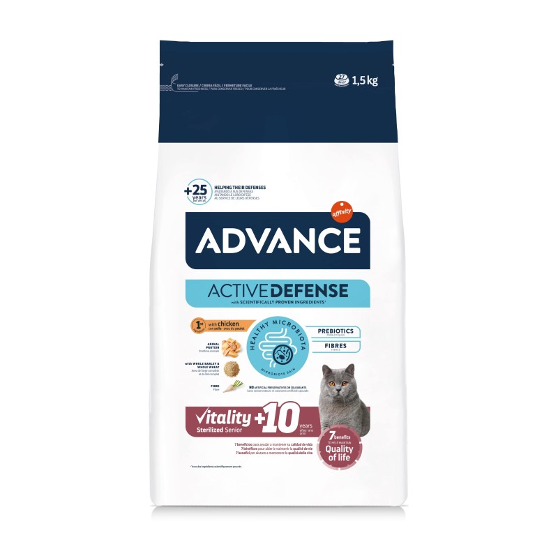 ADVANCE CHAT SENIOR STERILISE CHICKEN 1.5KG