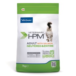 VETERINARY HPM CHAT STERILISE&ENTIER SAUMON 7KG