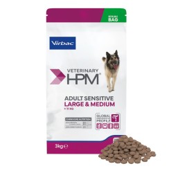 VETERINARY HPM CHIEN ADULT L&M SENSITIVE 3KG