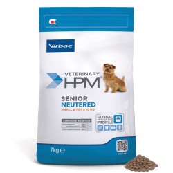 VETERINARY HPM CHIEN SENIOR STERILISE SMALL&TOY 7KG