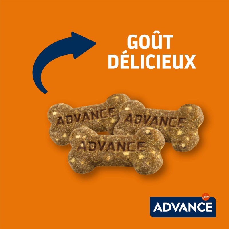 ADVANCE CHIEN WEIGHT CONTROLE SNACK 7X150G