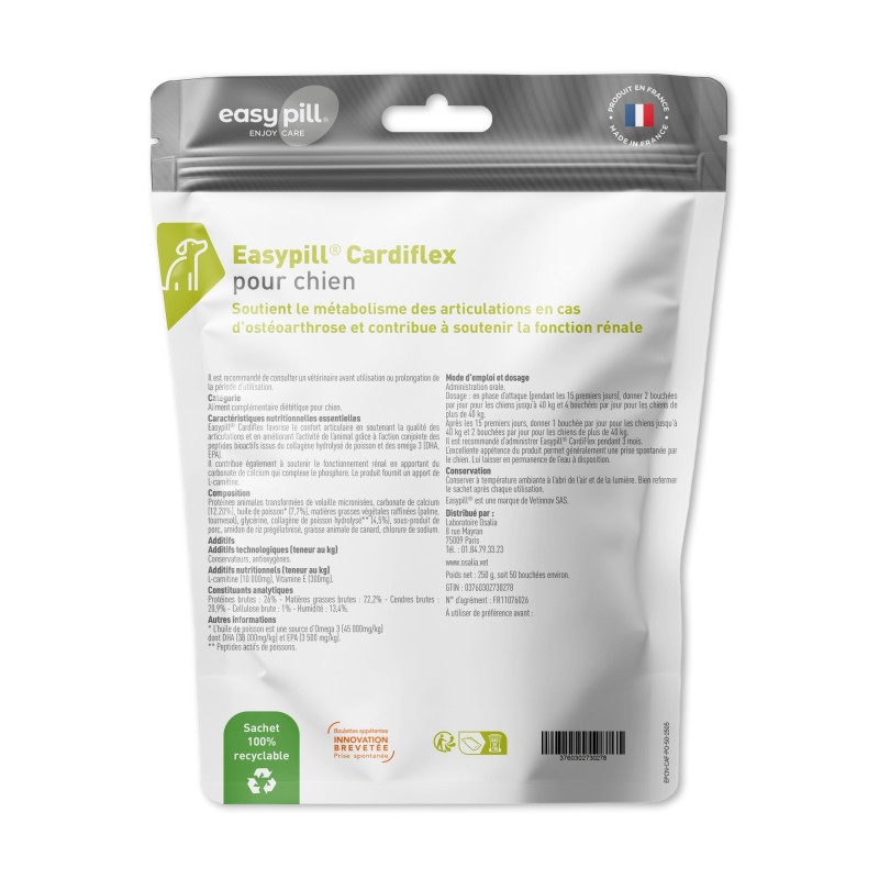 EASYPILL CARDIFLEX CHIEN 50 BOUCHEES