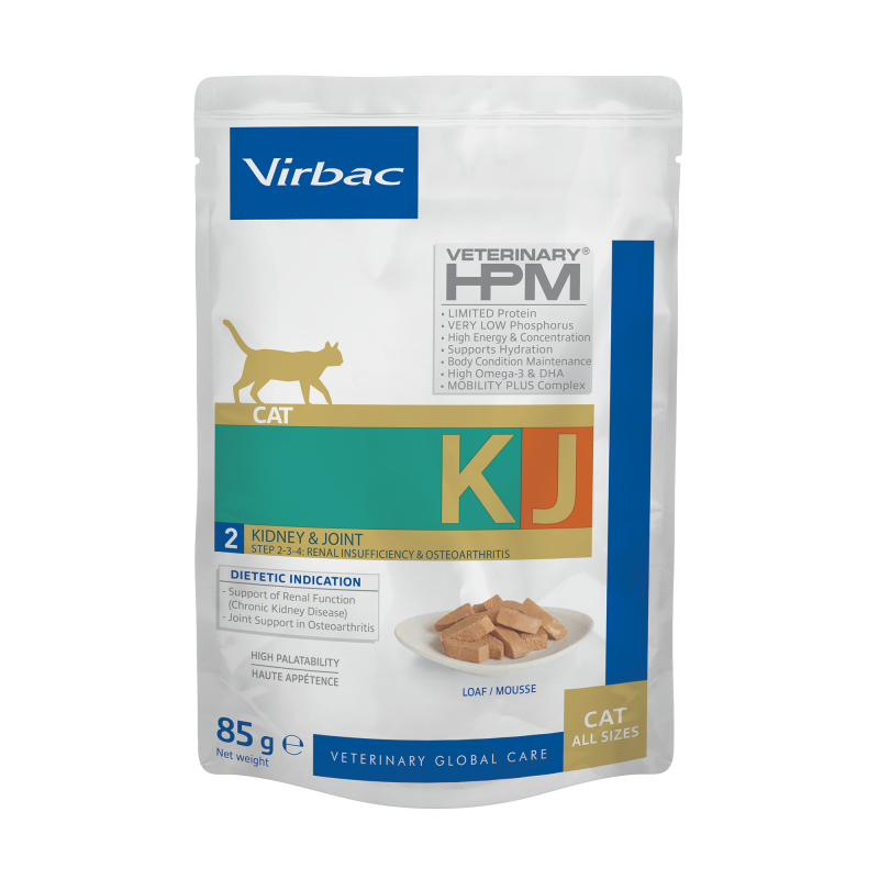 VIRBAC HPM CHAT KJ2 KIDNEY&JOINT 12X85G