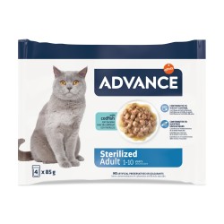 ADVANCE CHAT ADULT STERILISE POISSON 12X85G
