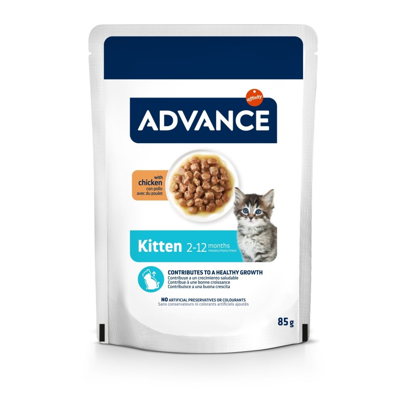 ADVANCE KITTEN POULET 12X85G