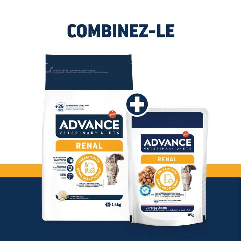 ADVANCE VETERINARY DIET CHAT RENAL 12X85G