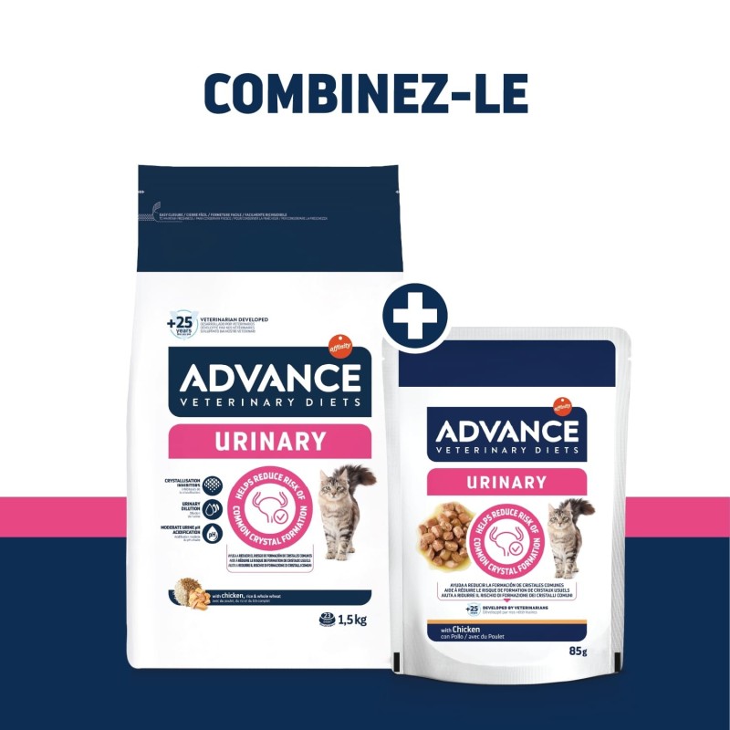 ADVANCE VETERINARY DIET CHAT URINARY 12X85G