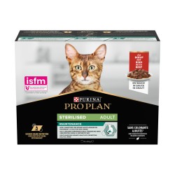PP CT ADULT STERIL MAINT BEEF10X85G